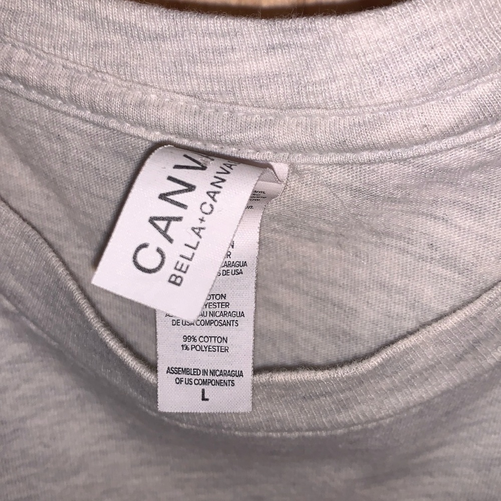 Western Gray T Shirt Size Large - Picture 3 of 4